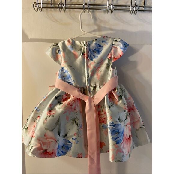 Rare edition 2t formal dress new light blue pink rn#18854 NEW - Picture 4 of 7